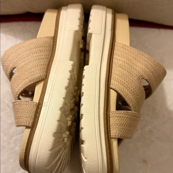 Cole Haan Fraya Slide Sandals with Gold Buckle - Picture 5 of 10